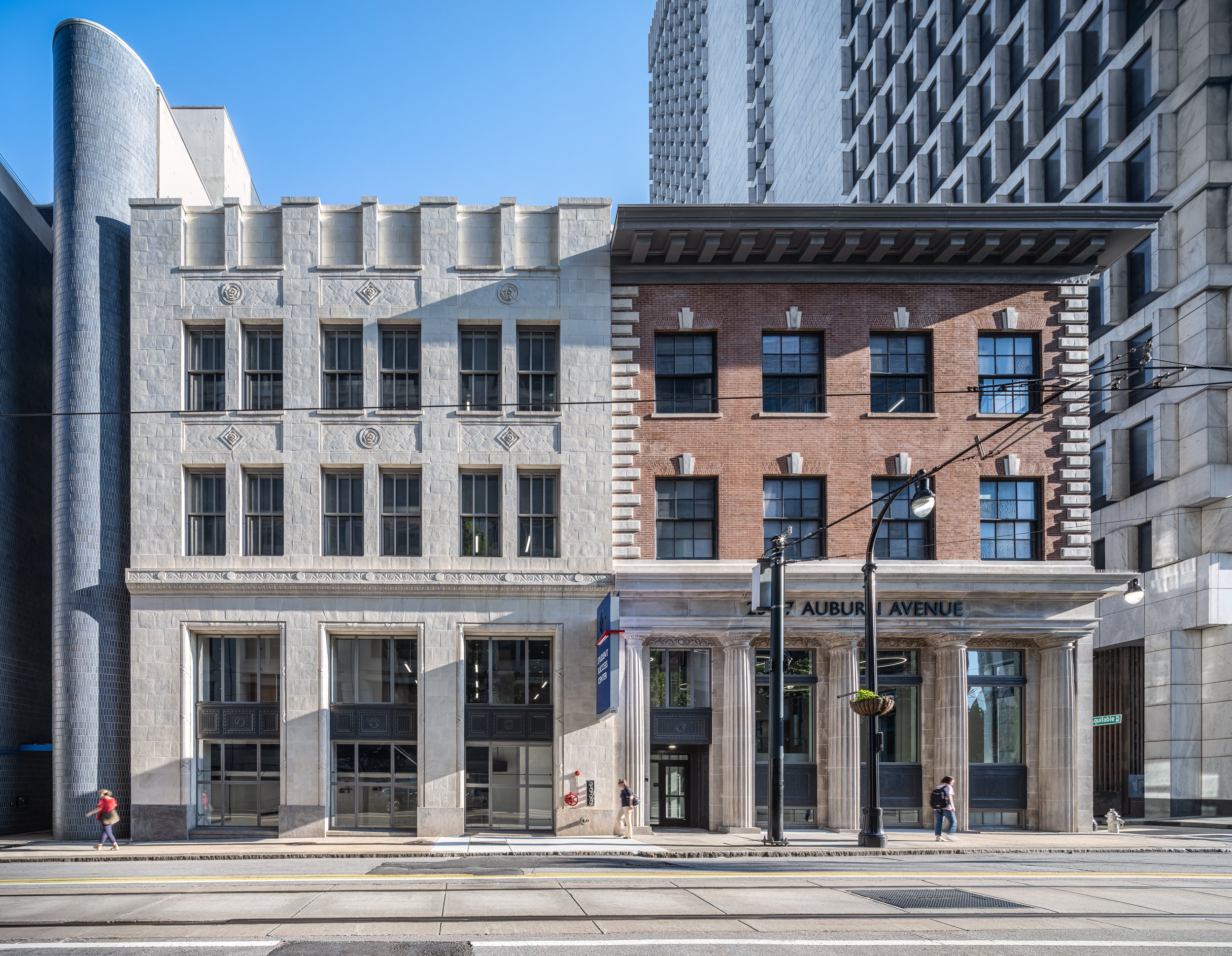 Photograph of Georgia State University Student Success Center renovation by JE Dunn.