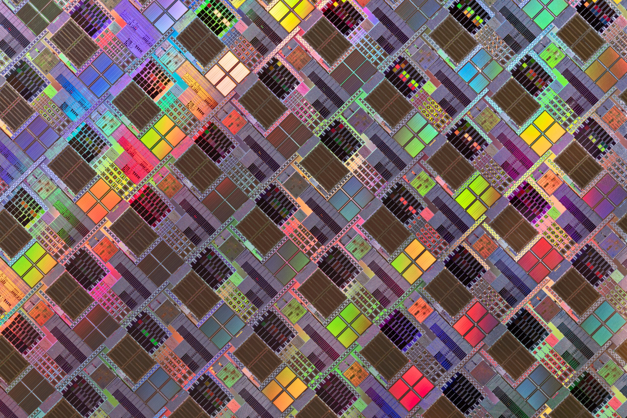 Image of semiconductors being manufactured