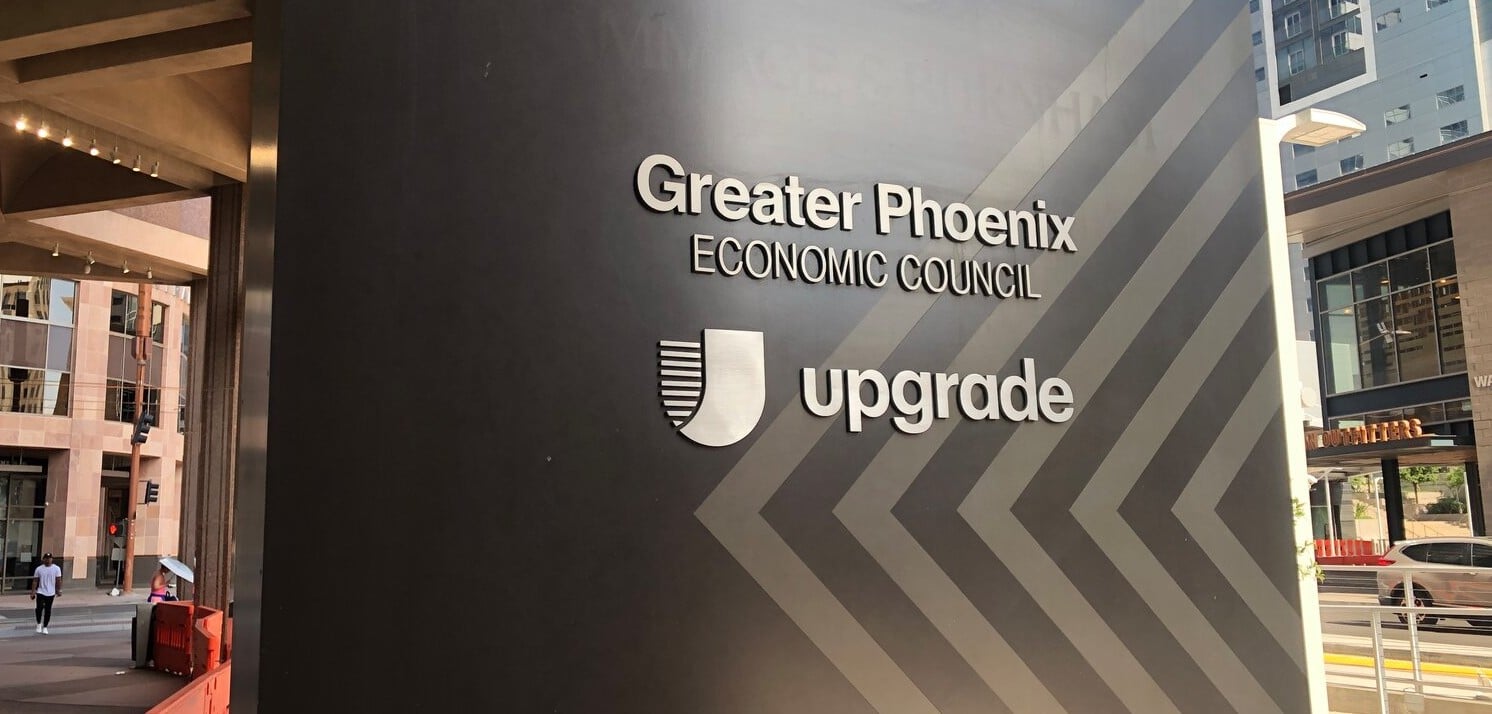 Photograph of Greater Phoenix Economic Council outside building name